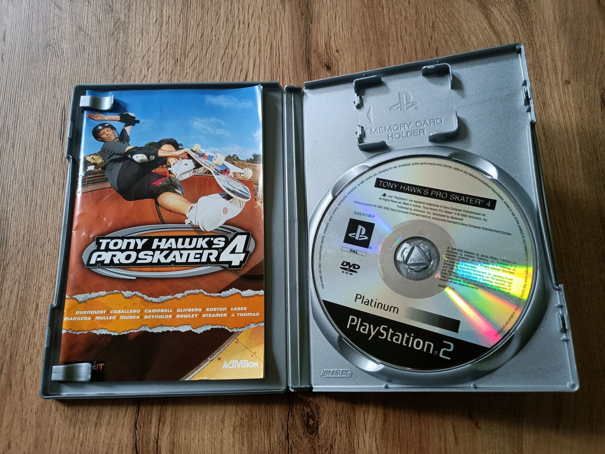 Zestaw gier z serii Tony Hawk na PS2