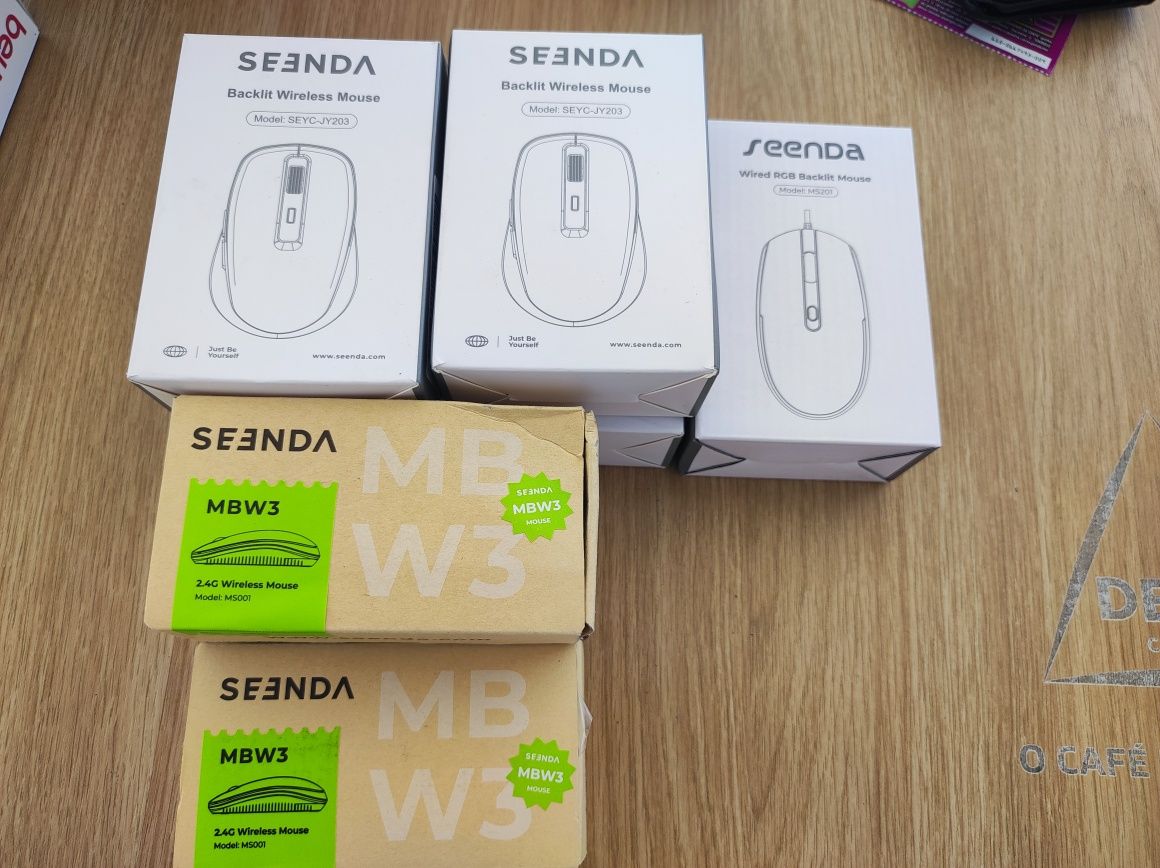 Ratos Seend wireless/Bateria/Fio RGB