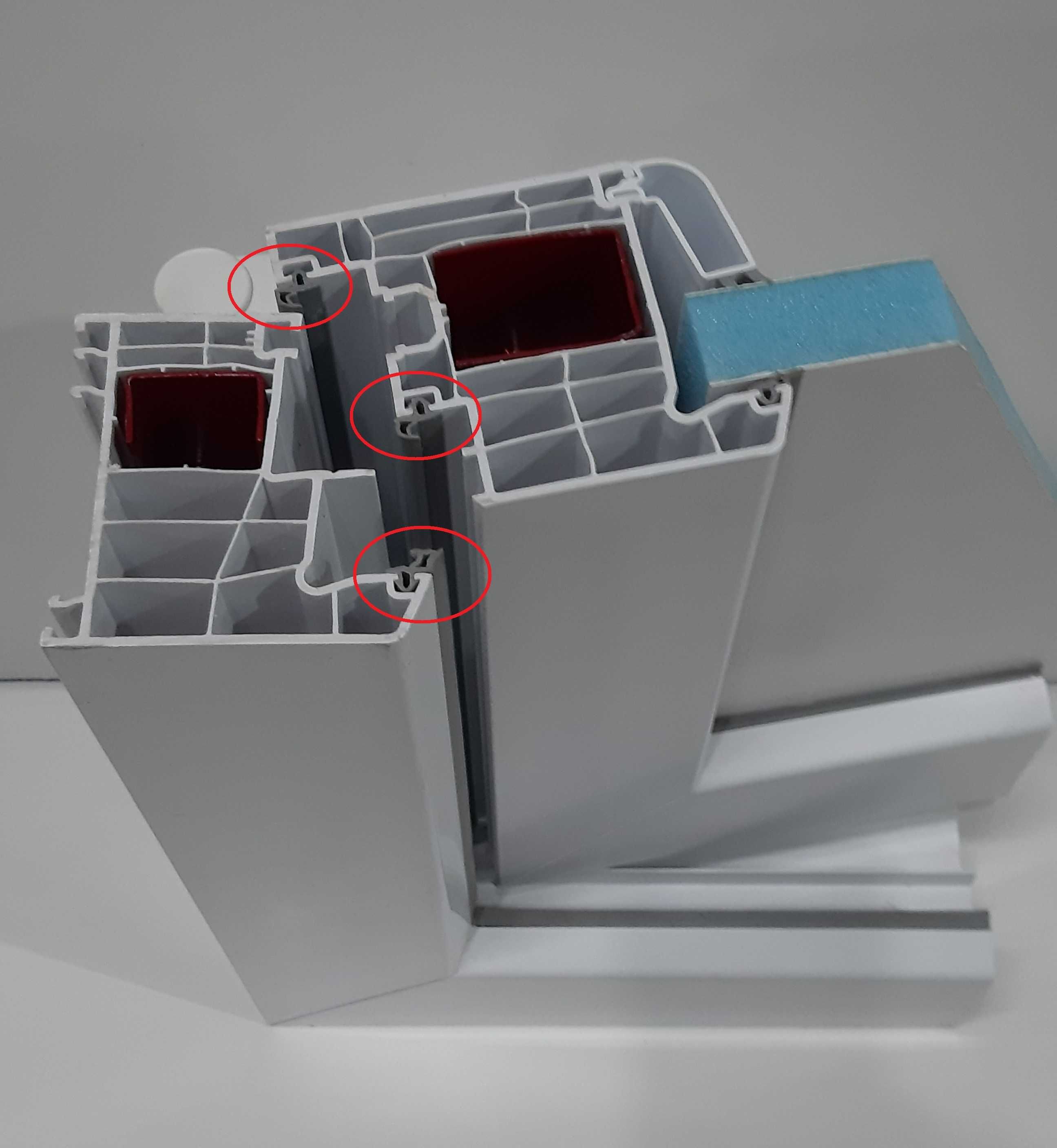 DRZWI Zewnętrzne PCV orzech 90x200  szybka dostawa Nowe