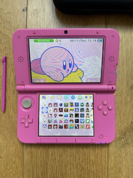 Nintendo 3DS XL Rosa (128Gb, 300+ Jogos)