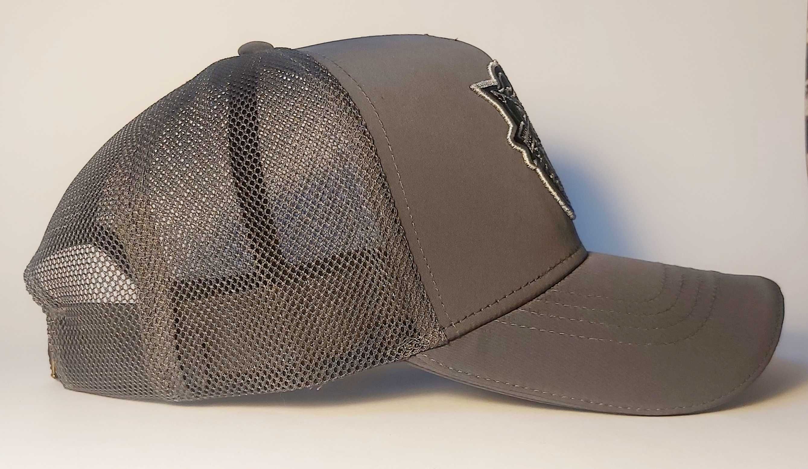 Czapka Special Forces TRUCKER/Czarna/Szara/Regulowana