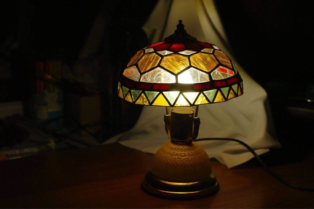 Абажур вітраж для нічної лампи