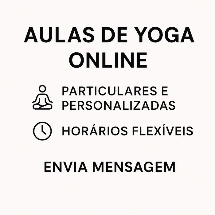 Aulas de yoga online