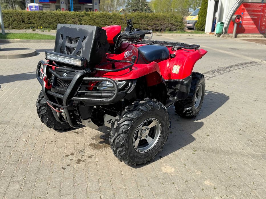 Suzuki Kingquad LTA 700 4x4 Blokady hak wyciągarka ZAREJESTROWANY W PL