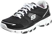 Женские кроссовки черные Skechers