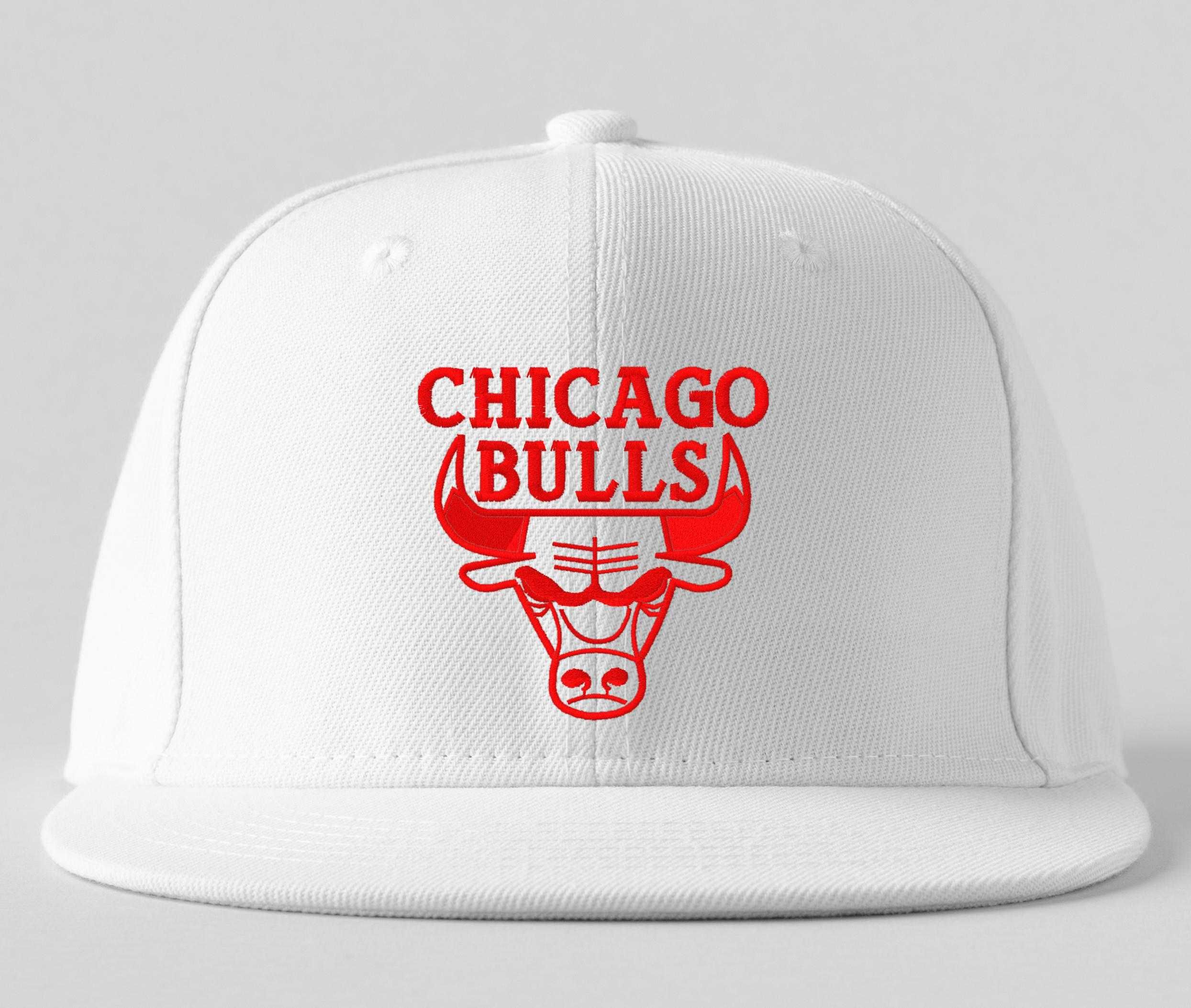 Nowa Czapka Snapback Chicago Bulls Haft NBA Jordan