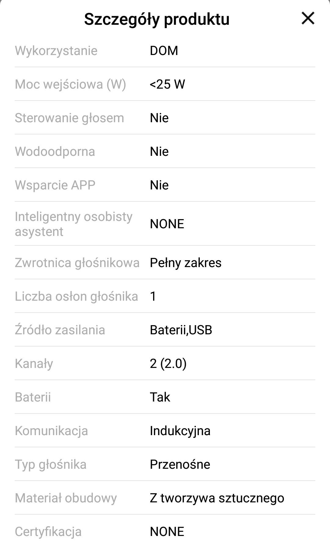 Głośnik bezprzewodowy bluetooth