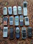 Лот телефонов Nokia Sony Ericsson Motorola Siemens Samsung 56 шт