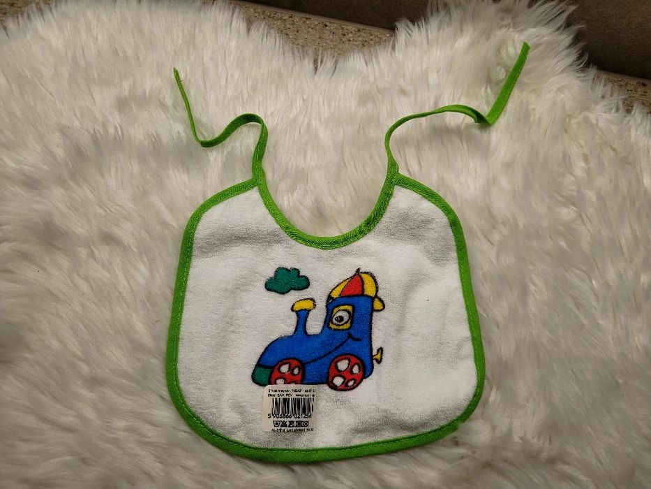 Sliniak nowy materiałowy i silikonowy 2 szt.