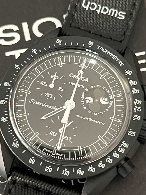Swatch x Omega Bioceramic Moonswatch Mission To Moonphase Snoopy