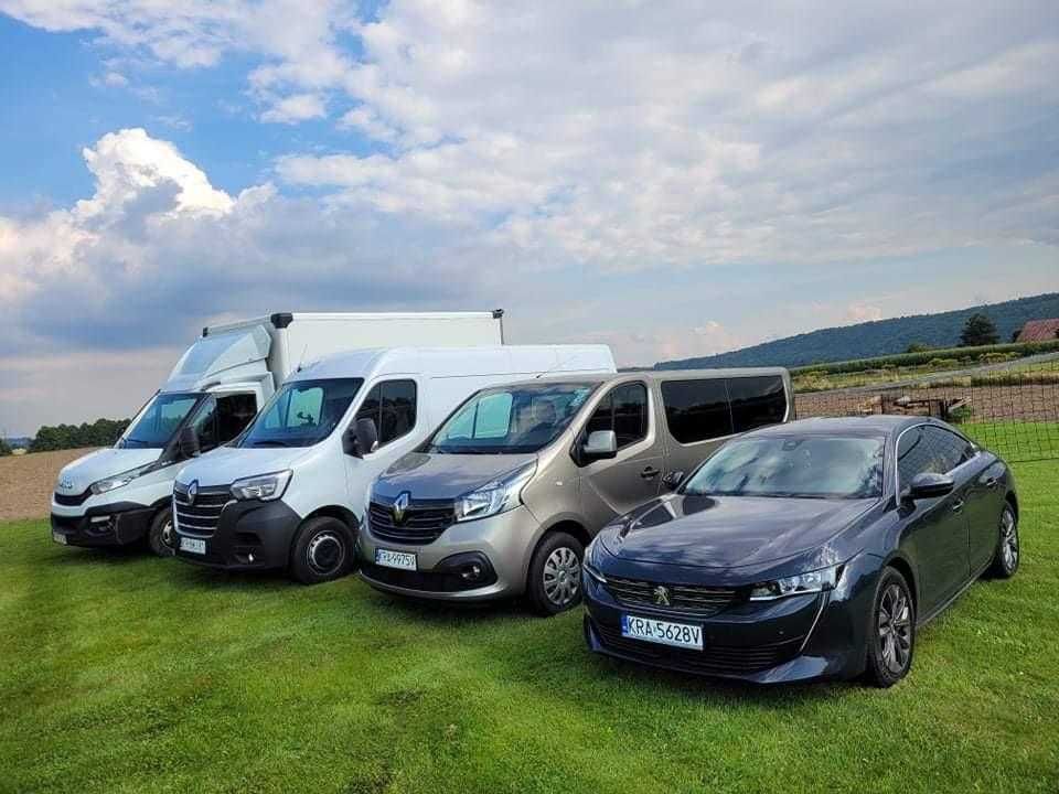 Wynajem busów 9 osobowych/samochodów osobowych/busy dostawcze