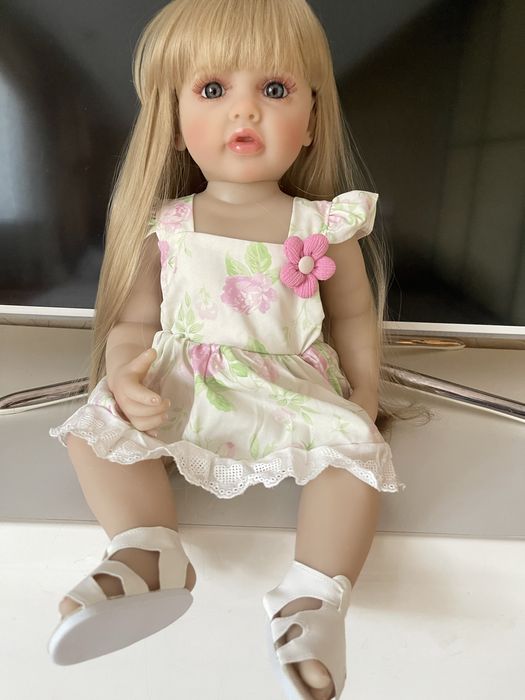 Лялька реборн вінілова, силіконова