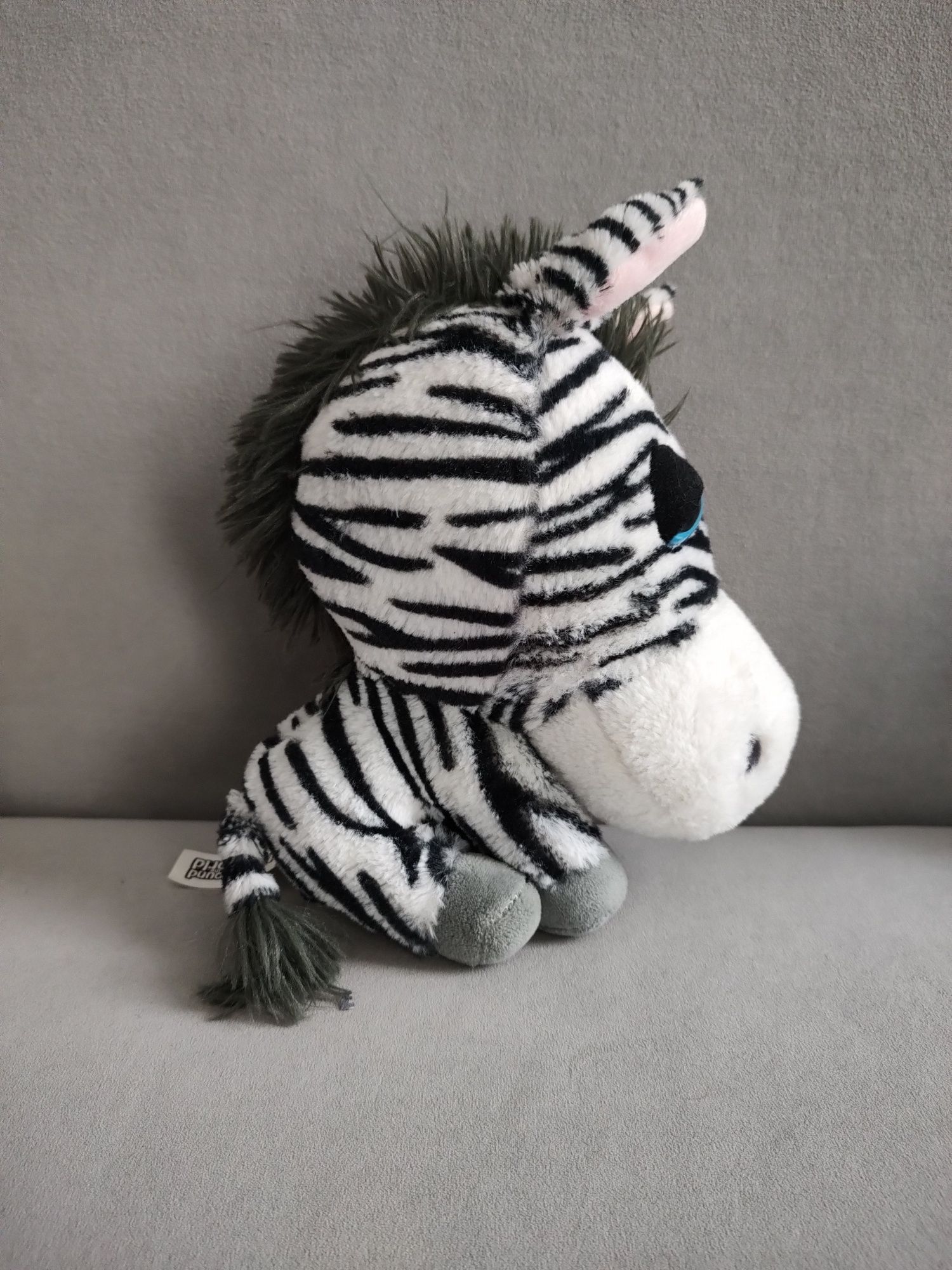 Maskotki pluszaki, krówka, kot, zebra