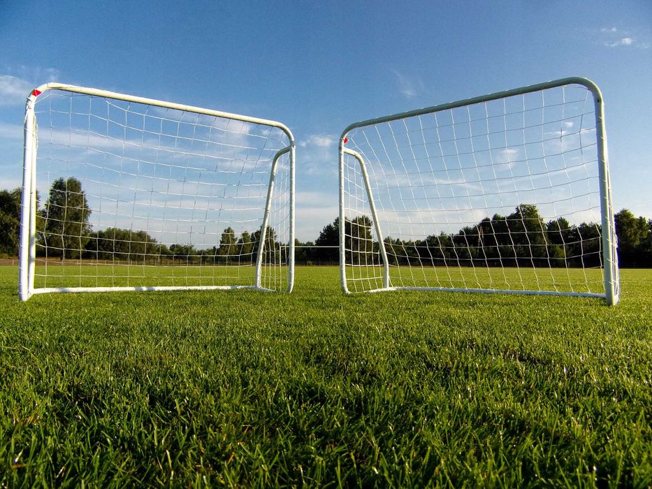 ZESTAW 2 BRAMEK DO PIŁKI NOŻNEJ *NOWE* bramki piłkarskie + siatka