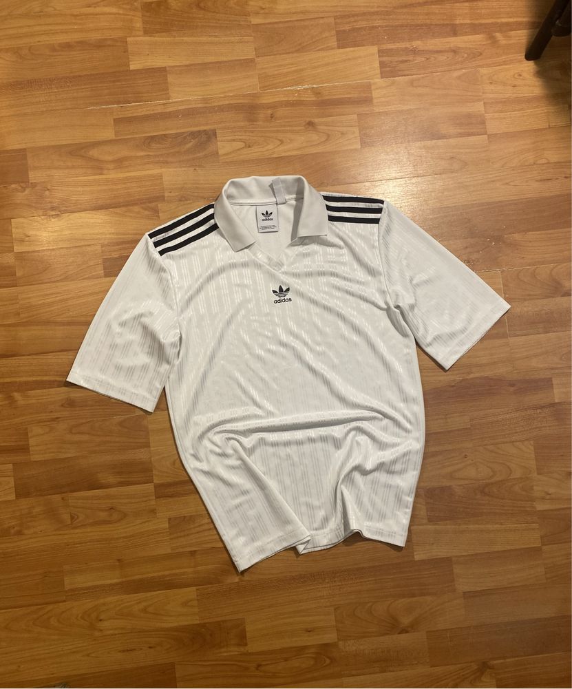 (S) ADIDAS Белая спортивная футболка джерси джерсі jersey soccer