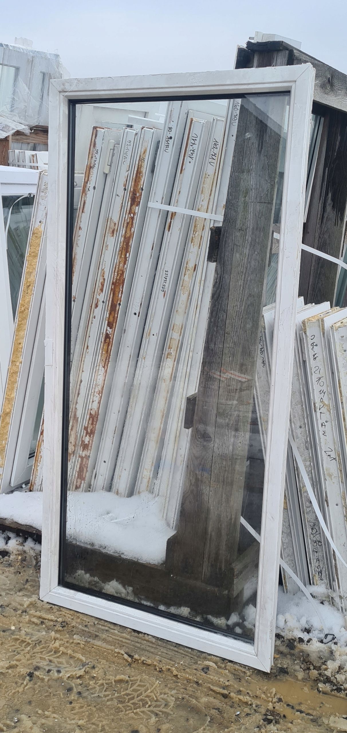 OKNA Używane 79x164 FIX OKNO KacprzaK Plastikowe PCV Lider Okna OLX