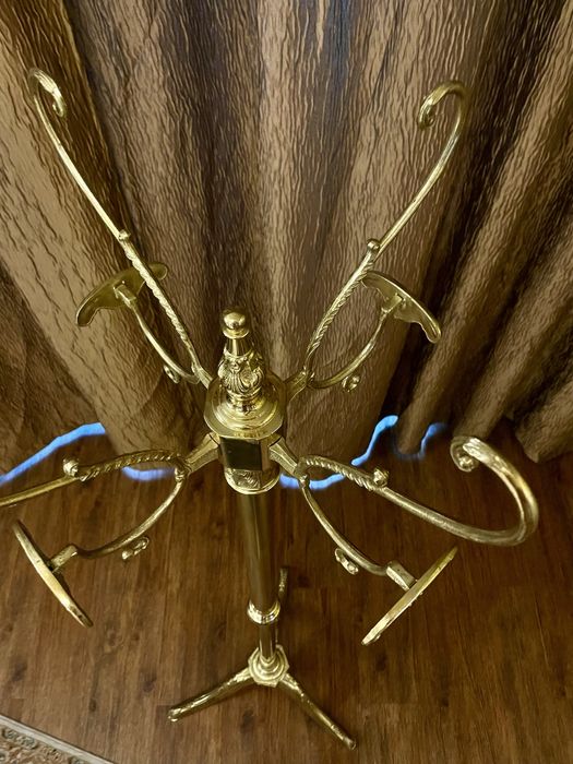 Великолепная латунная вешалка для прихожей, ресторана , кафе -