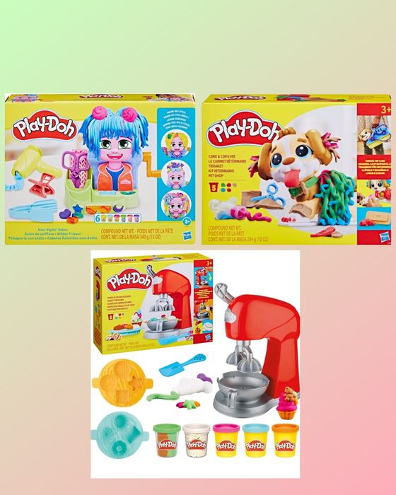 Набір для ліплення Play-Doh Салон зачісок Собачка у ветеринара Міксер