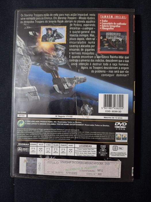 DVD Starship Troopers.