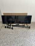 2 TVs 27” com 2 + 2 suportes de teto
