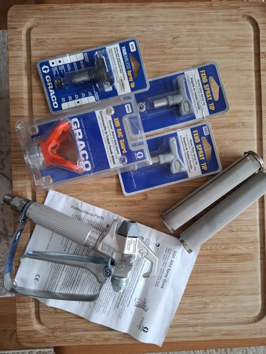 Pistolet GRACO plus  kcesoria malarskie