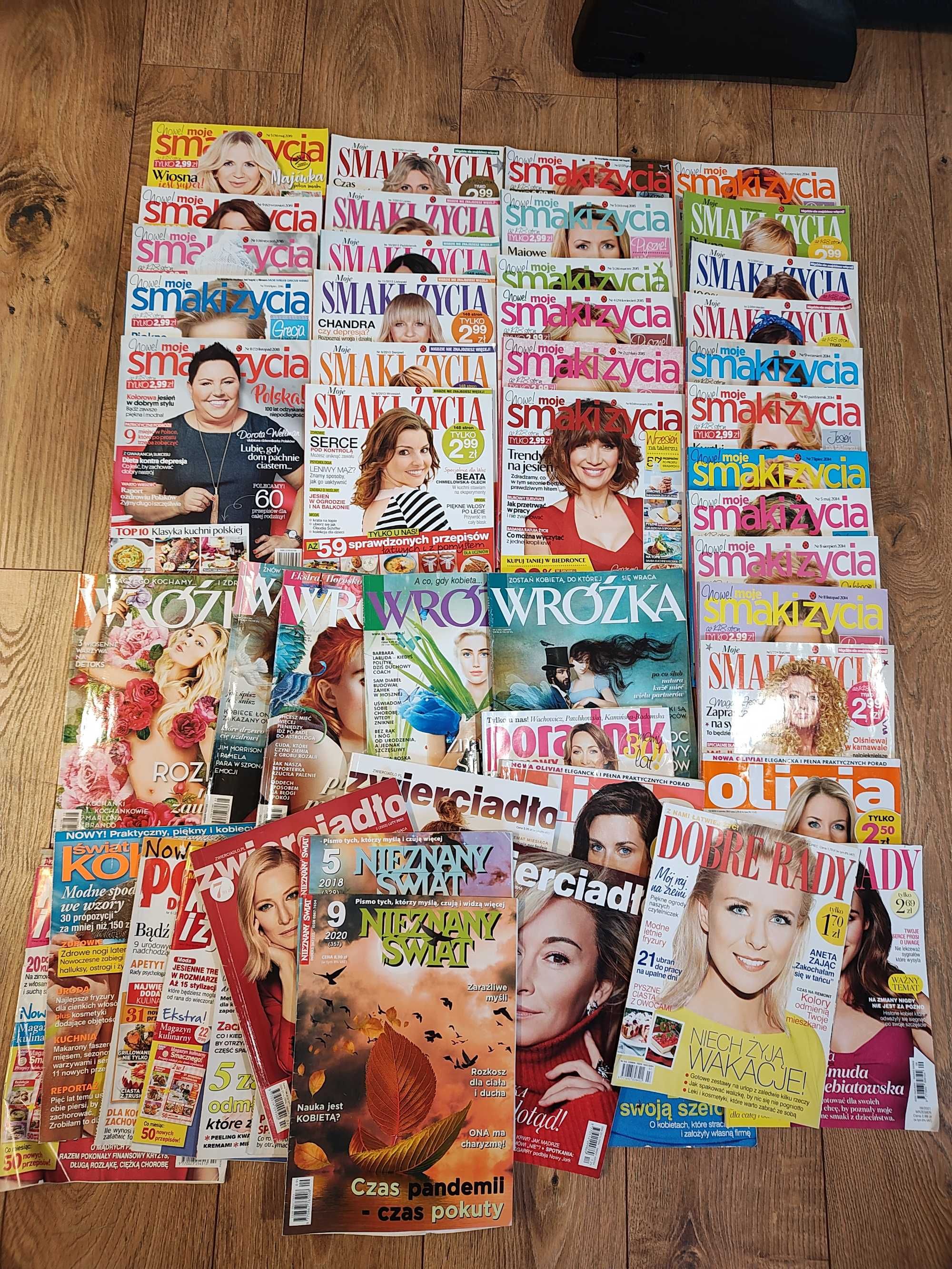 28 magazynów Moje smaki życia + Dobre rady, Wróżka, Świat kobiety inne