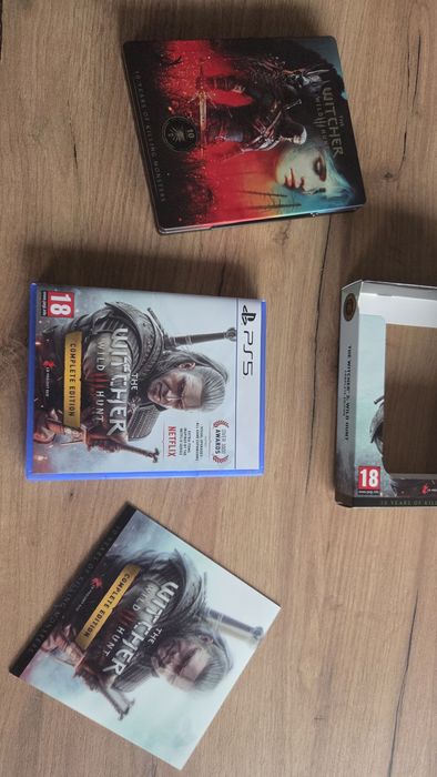 Wiedźmin 3 PS5 Edycja Kompletna Steelbook