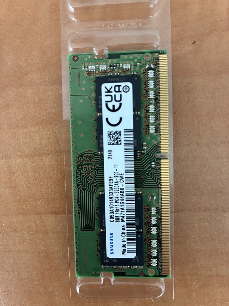 Оперативна память DDR 4 Samsung SODIMM 8gb 3200mhz