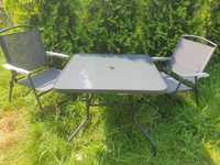 Zestaw mebli ogrodowych 2 krzesła i stolik