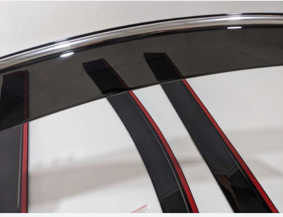 Ветровики с хромом.для всех авто.наличие в описании