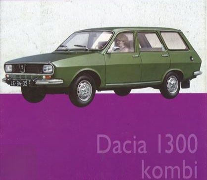 Model Dacia 1300 kombi, Kultowe auta PRL skala 1:43