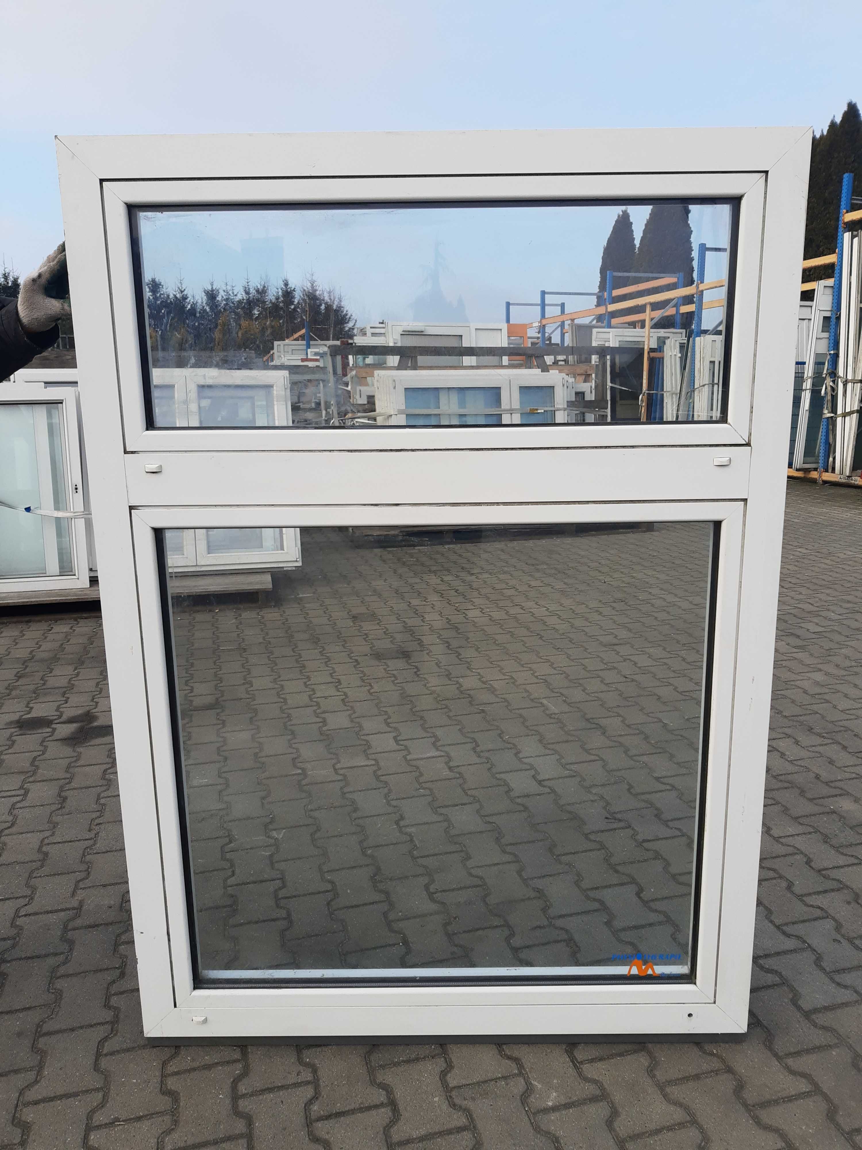 Okno aluminiowe 130x177
