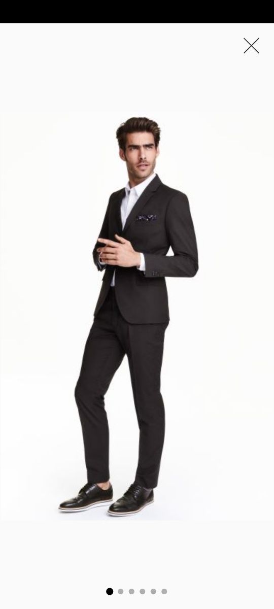 Nowe H&M spodnie garniturowe męskie r.32