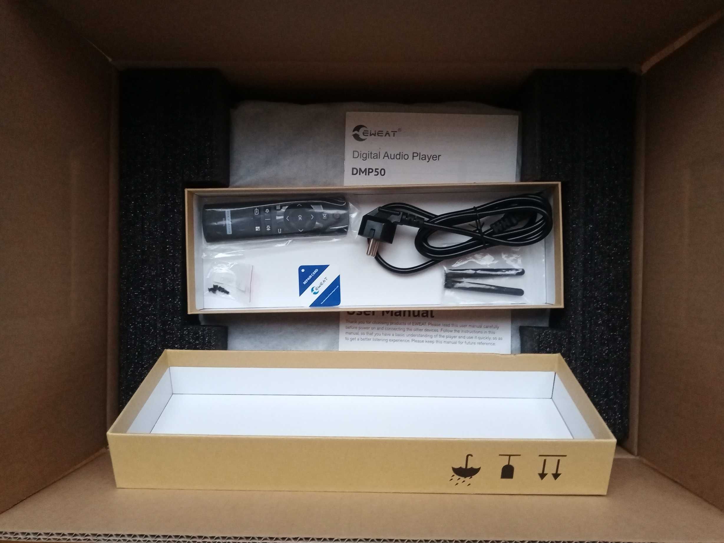 Silver edition - Цифровой аудиоплеер, ЦАП, стример DMP60 (ES9038PRO).