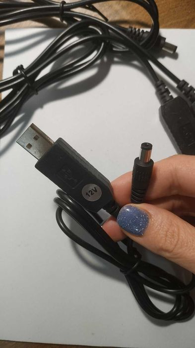 Кабель USB DC для Wi-fi Роутера GPON терминала 12v 2.1 х 5.5 мм