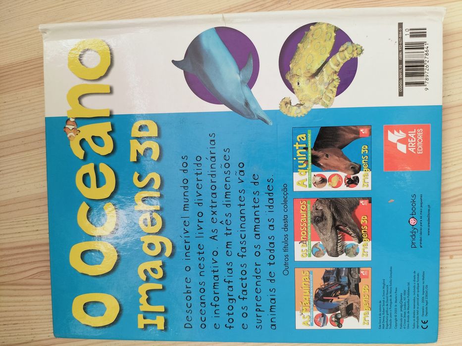 Livro - O oceano imagens 3D