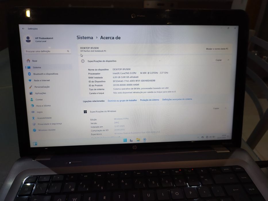 HP Pavilion DV6_3030 SP Core i5