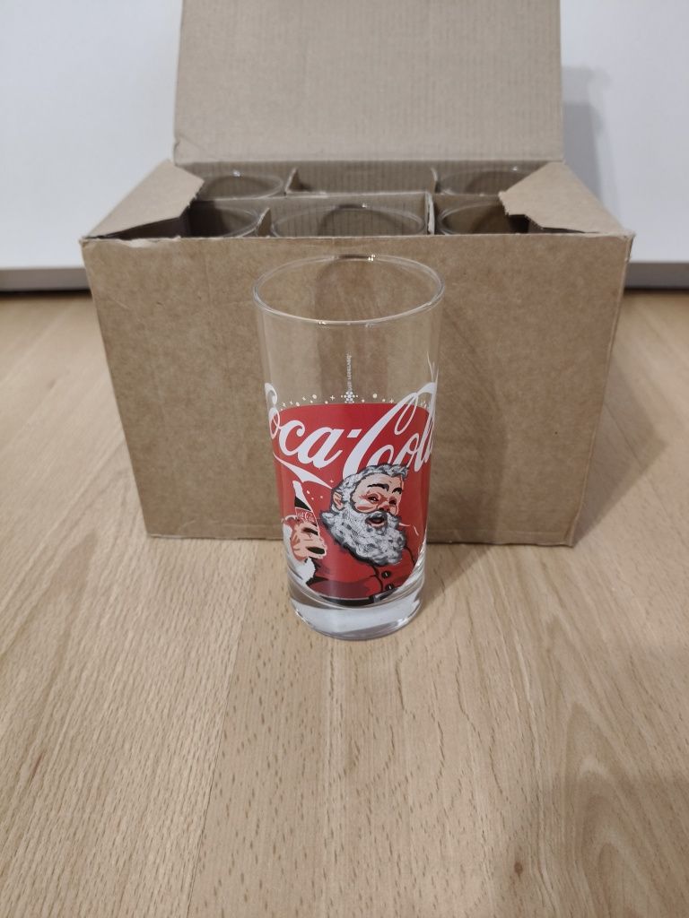 Zestaw 6 szt szklanek coca-coli -orginalne