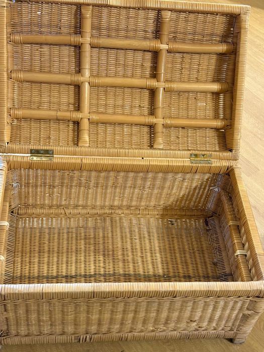 Wiklinowa skrzynia / kufer / kosz do przechowywania