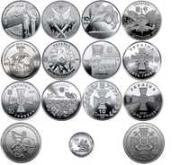 Набір монет ЗСУ 15штук в капсулах
