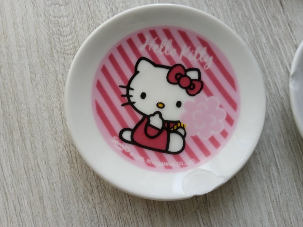 Porcelanowy zestaw hello kitty mini dla dzieci
