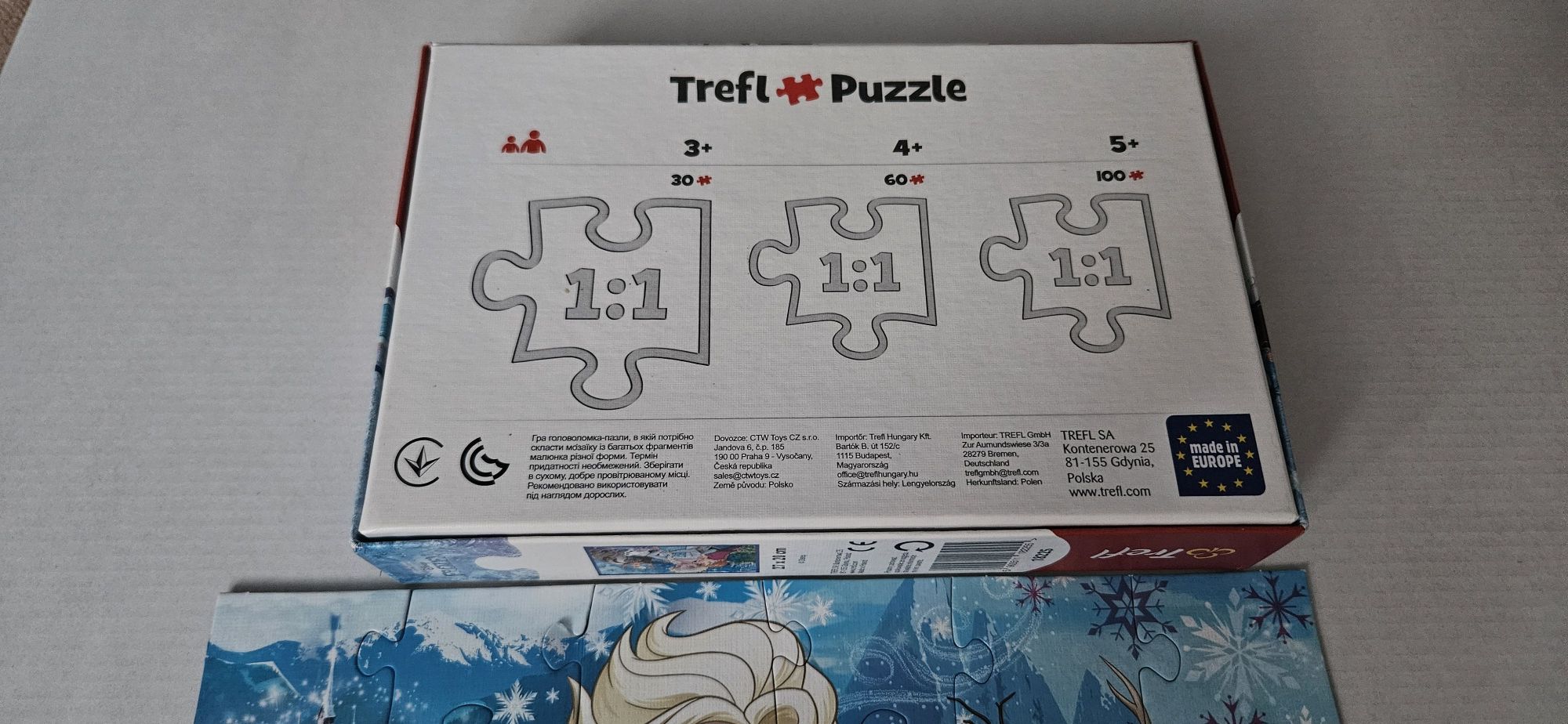 Trefl puzzle 3+ 30 elementów ELSA i Anna Frozen Kraina Lodu