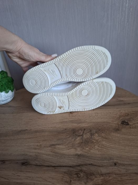 Высокие кроссовки Nike 39р, белые осенние хайтопы, ботинки