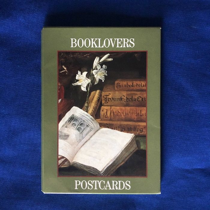 Colecção de 10 postais com caixa BOOKLOVERS POSTCARDS