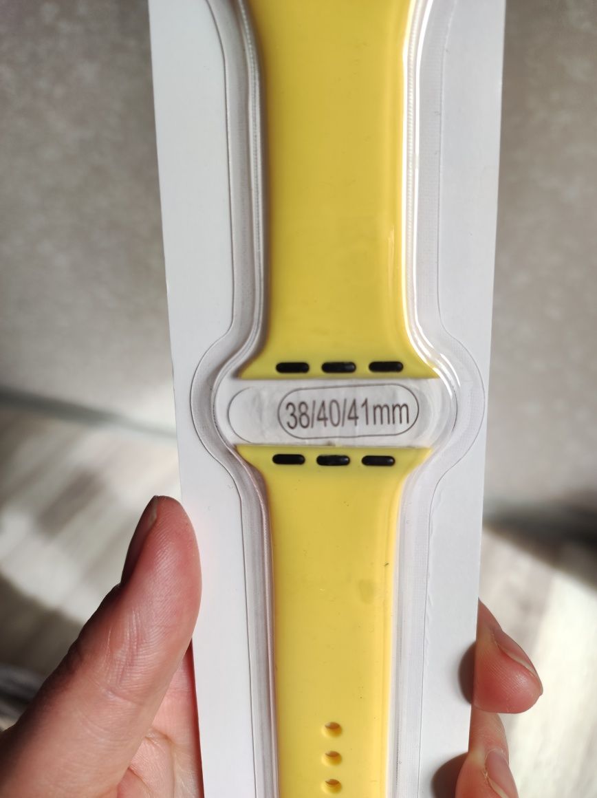 Ремешок для Apple Watch 38 40 мм силиконовый