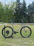 Stylowy rower custom na bazie Cube 1x12 retromtb