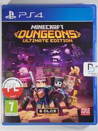 Minecraft Dungeons: Ultimate Edition / Gra PS4 / Napisy PL / M. Służew