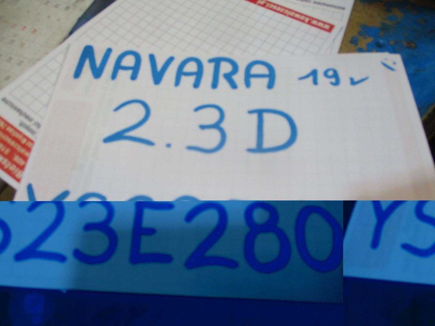 SILNIK MOTOR NISSAN NAVARA 2,3D 19R YS23E280