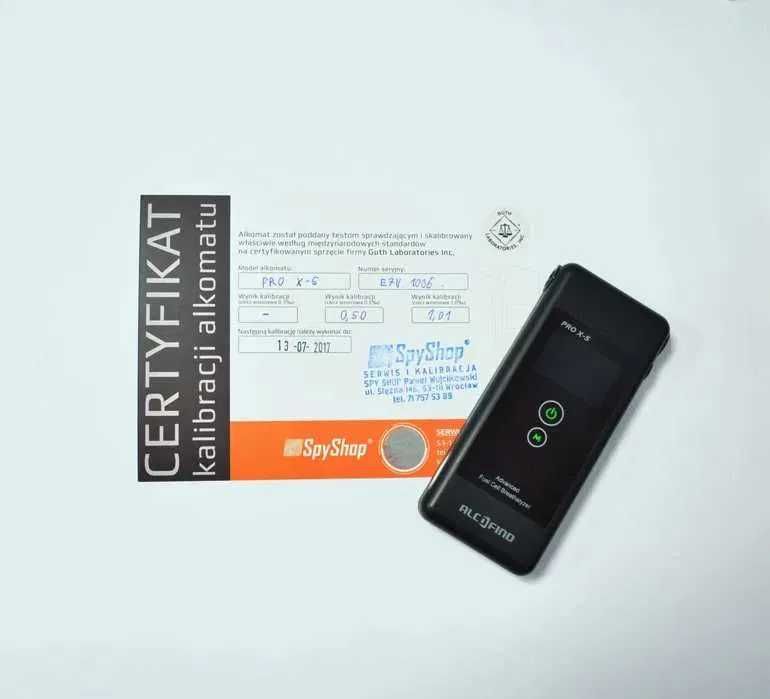 Kalibracja Alkomatów Szczecin