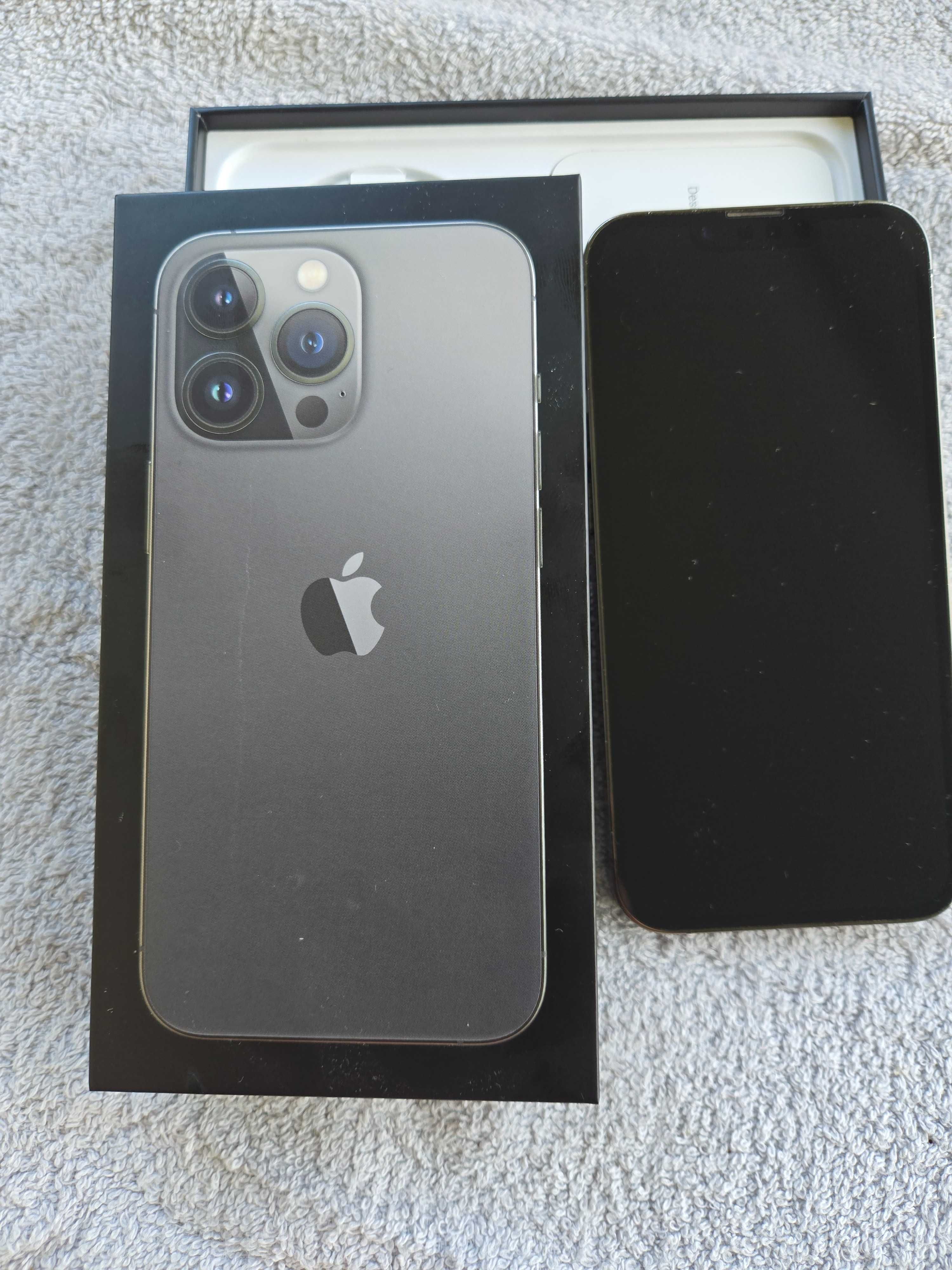 iPhone 13 Pro 128 GB Graphite Cały komplet
